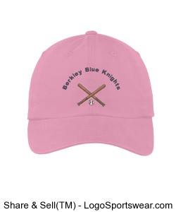 Woman's Pink Cap Design Zoom